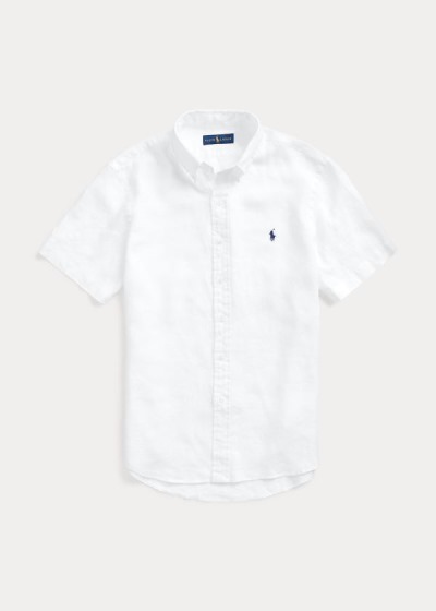 Camisa Polo Ralph Lauren Classic Fit Linen Homem 63485-QBDZ